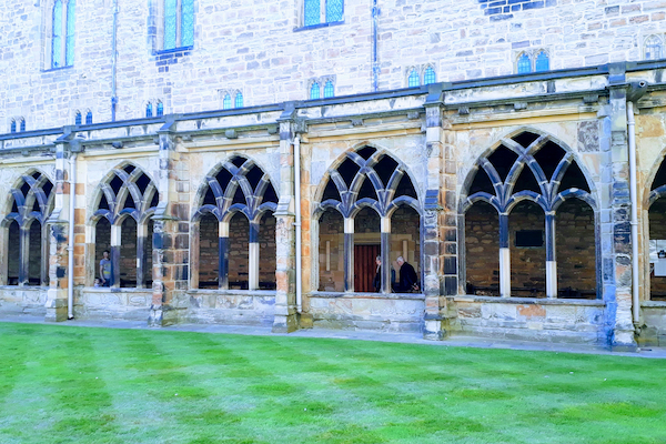 Above: Durham Catherdral grass area.